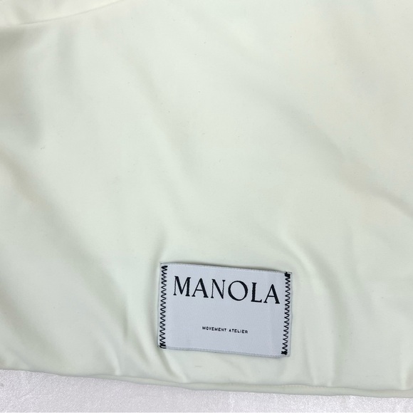 Alohas Manola Asymmetrical Shoulder Naked Top Bra Avorio - Picture 5 of 12